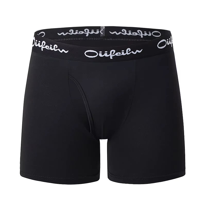 5/10 Pack Multi-Size Teenagers to Adults Men'S Boyshort Leisure Sports Joker Elastic Waist Long Men'S Underwear Can Be Parent-Ch
